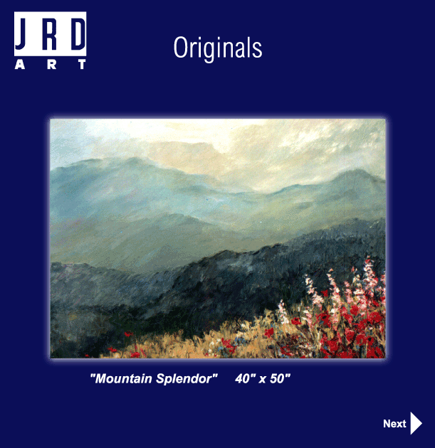 JRDART Mountain Splendor Original Paintings